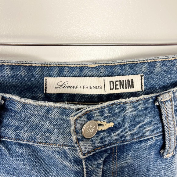 Lovers and Friends Ezra Cropped Slim Boyfriend Jeans Size 28 - Picture 8 of 10